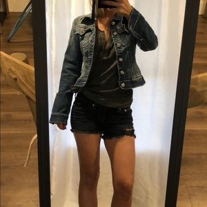 Rock N Roll Cowgirl, Jean jacket, size small!